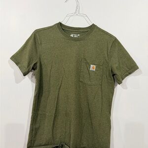 Carhartt Olive Green Short Sleeve Tee